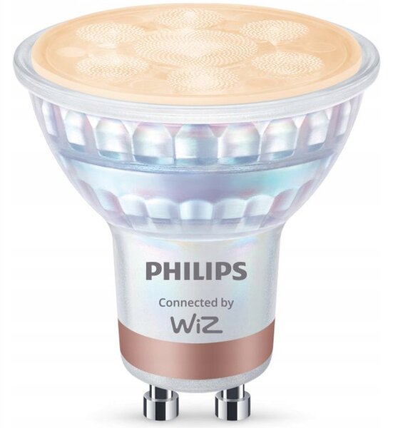 2x LED žárovka GU10 4,7W = 50W 2700-6500K CCT 36° SMART WiFi Philips WiZ