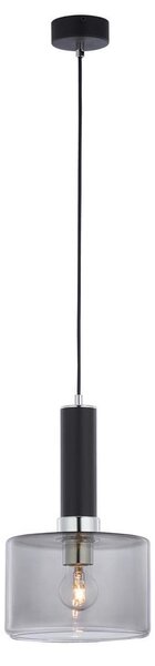 Jupiter 1858 - VA1 - Lustr na lanku VANES 1xE27/60W/230V stříbrná/černá