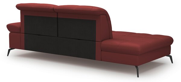LENOŠKA, textil, kůže, červenohnědá Sit & More - Online Only sedačky, Online Only