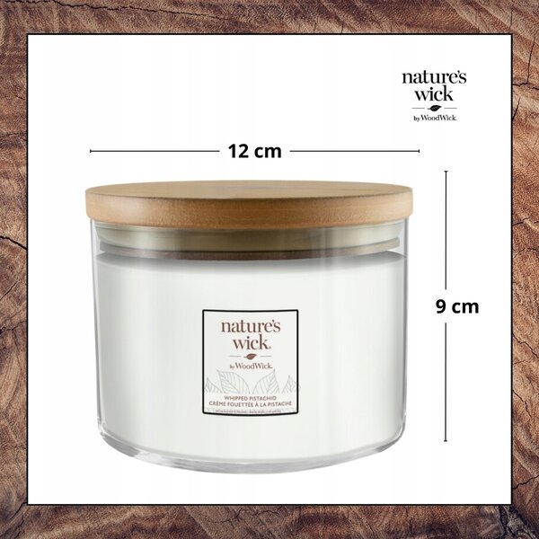 Sójová vonná svíčka WHIPPED PISTACHIO Woodwick 1 ks