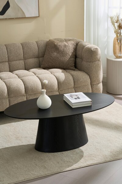 KONFERENČNÍ STOLEK, černá, dřevo, kompozitní dřevo, 110/60/40 cm MID.YOU - Konferenční stolky, Online Only