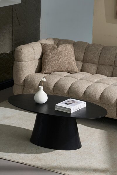 KONFERENČNÍ STOLEK, černá, dřevo, kompozitní dřevo, 110/60/40 cm MID.YOU - Konferenční stolky, Online Only