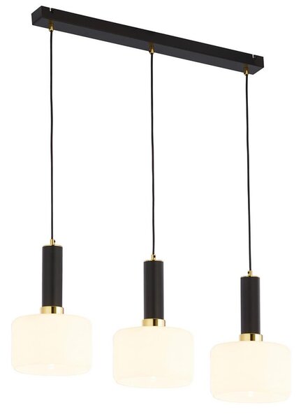 Jupiter 1854 - VA3 - Lustr na lanku VANES 3xE27/60W/230V zlatá/černá