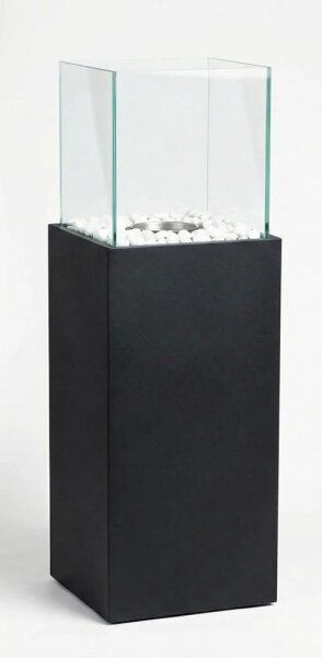 BIO krb ALICANTE 26,5x80,5 cm 2kW černá + ochranný kryt