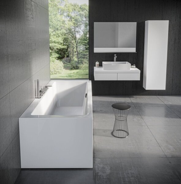 Ravak X000001696 - Boční panel k vaně 160 cm dřevotříska/bílá