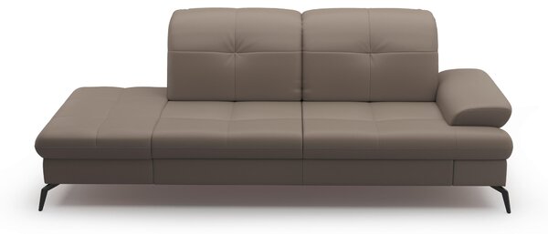 LENOŠKA, textil, kůže, šedá Sit & More - Online Only sedačky, Online Only