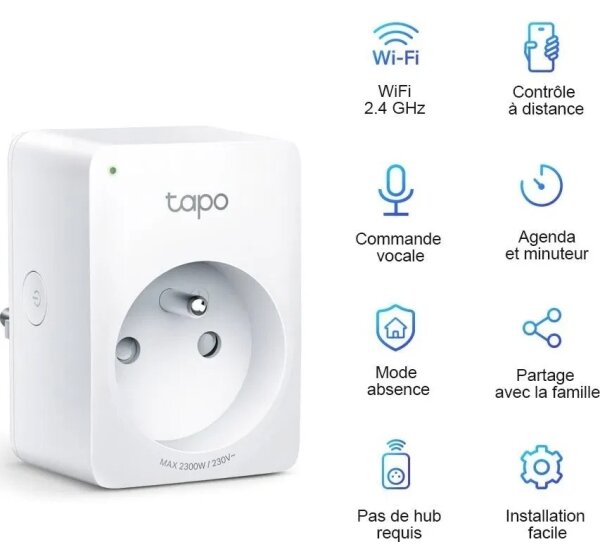TP-Link - Chytrá zásuvka E 2300W Wi-Fi