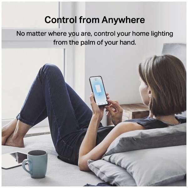 TP-Link - Chytrý světelný vypínač 2xAAA Wi-Fi