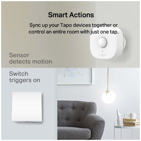 TP-Link - Chytrý světelný vypínač 2xAAA Wi-Fi