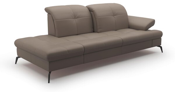 LENOŠKA, textil, kůže, šedá Sit & More - Online Only sedačky, Online Only