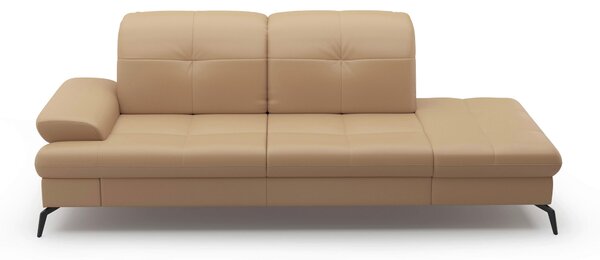 LENOŠKA, textil, kůže, cappuccino Sit & More - Online Only sedačky, Online Only