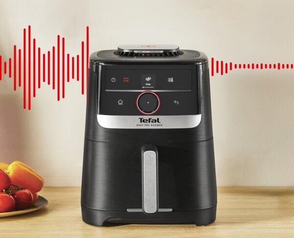 Tefal - Horkovzdušná fritéza 5 l EASY FRY SILENCE SMART 1400-1670W/230V
