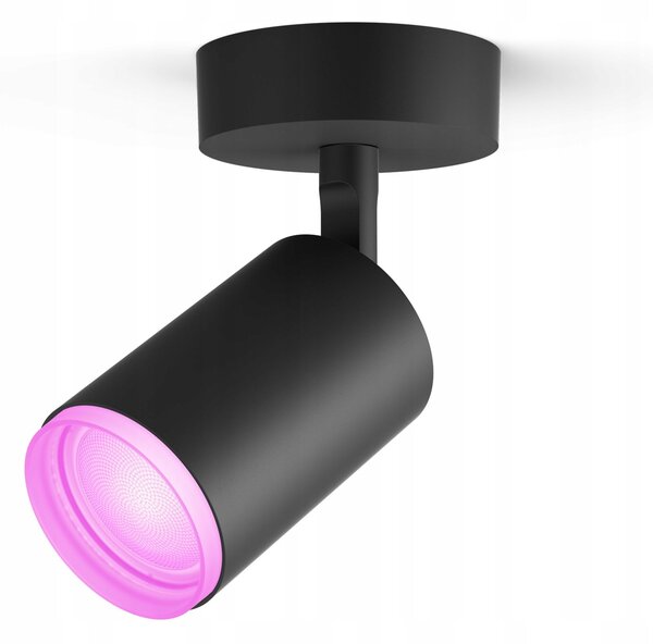 Stropní bodové svítidlo kulatý Philips Hue černé