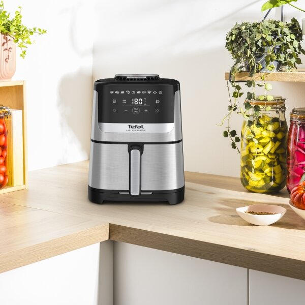 Tefal - Horkovzdušná fritéza 5 l EASY FRY SILENCE 10v1 1400-1670W/230V