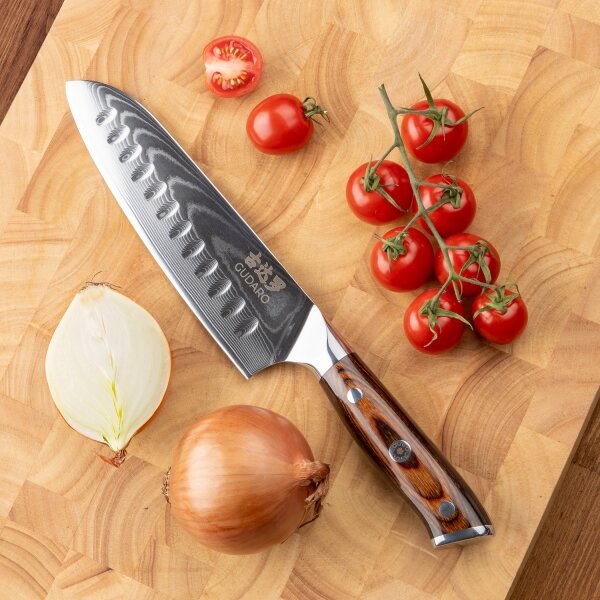 Gudaro - SADA 2xSantoku kuchyňský nůž FENG 7,5"+ 1x Kuchyňský nůž FENG 3,5"