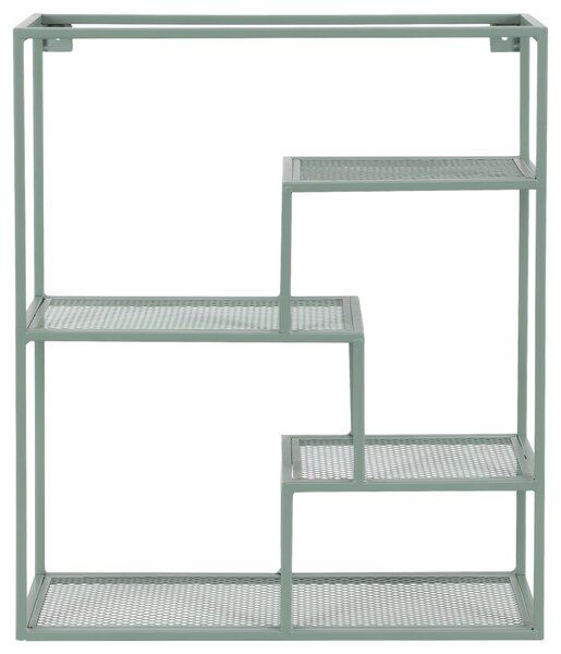 NÁSTĚNNÝ REGÁL, zelená, 50/60/18 cm home24 - Online Only regály & police, Online Only