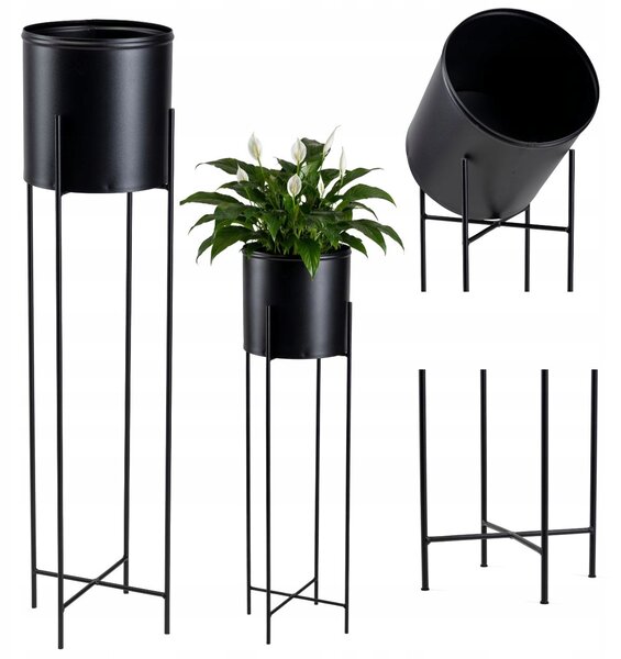Kovový Držák Na Květináč HowHomely 95 cm
