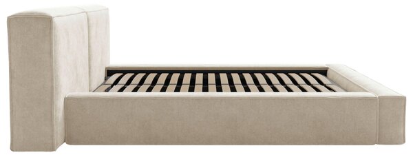 ČALOUNĚNÁ POSTEL, 180/200 cm, béžová Boxxx - Postele s úložným prostorem, Online Only