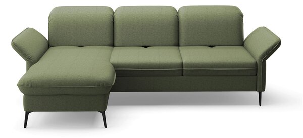 ROHOVÁ SEDAČKA, textil, olivově zelená Sit & More - Sedací soupravy, Online Only