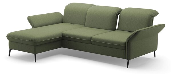ROHOVÁ SEDAČKA, textil, olivově zelená Sit & More - Sedací soupravy, Online Only