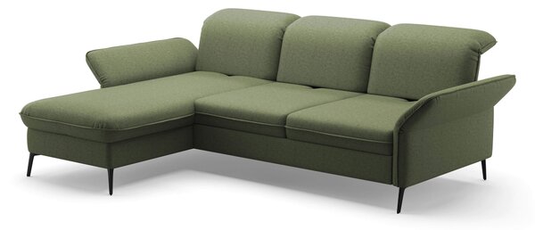 ROHOVÁ SEDAČKA, textil, olivově zelená Sit & More - Sedací soupravy, Online Only