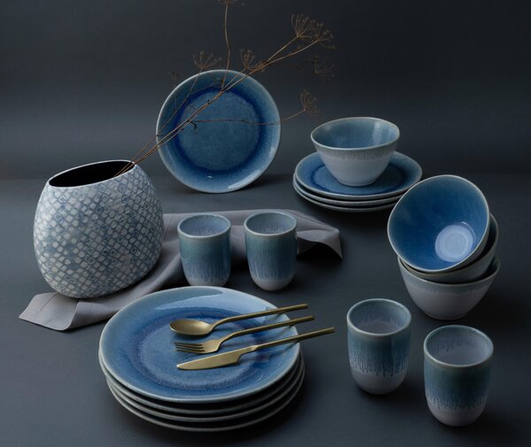 KOMBINOVANÁ SOUPRAVA, 16dílné, kamenina Creatable - Online Only nádobí, Online Only