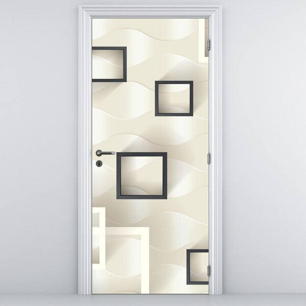 Fototapeta na dveře - Geometrická abstrakce (95x205cm)