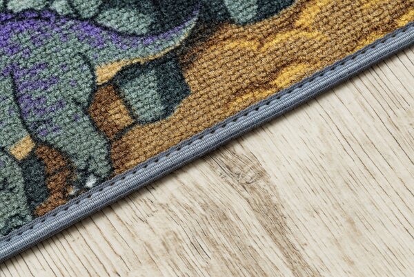 Makro Abra Dětský kusový koberec REBEL ROADS Dino World 29 Dinosauři protiskluzový vícebarevný Rozměr: 95x133 cm