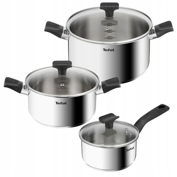 Sada hrnců Tefal DELICIOUS nerezová ocel 6 ks