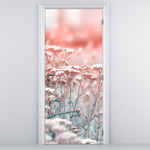 Fototapeta na dveře - Luční květy (95x205cm)