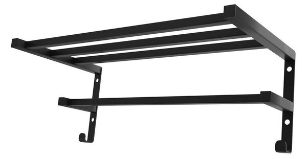 Sušák ručníků na koupelnový radiátor HF SHEFFIELD 52x25,6 cm černá