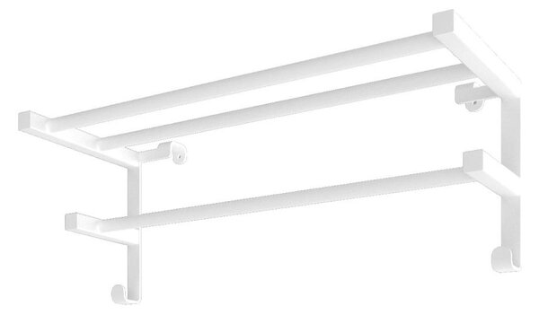 Sušák ručníků na koupelnový radiátor HF SHEFFIELD 52x20,4 cm bílá