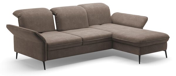 ROHOVÁ SEDAČKA, textil, jílová barva Sit & More - Sedací soupravy, Online Only