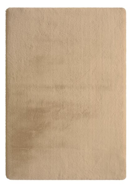 KOBEREC S VYSOKÝM VLASEM, 140/200 cm, pískové barvy Novel - Koberce vysoký vlas