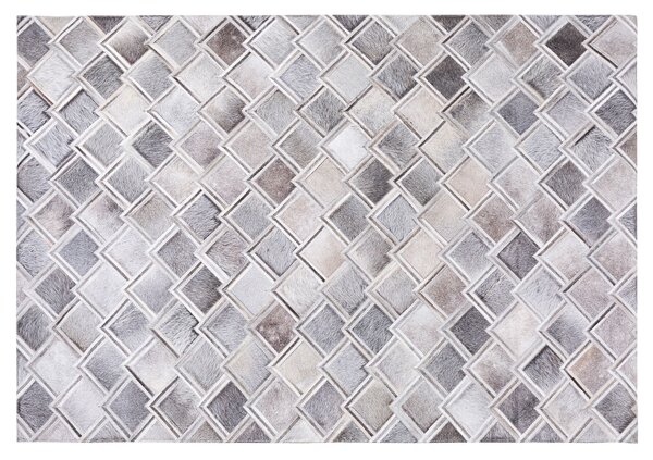 Koberec AGACLI Šedá 140 x 200 cm Kůže