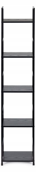 Regál ModernHome 29 cm x 144,5 cm x 23,5 cm černý