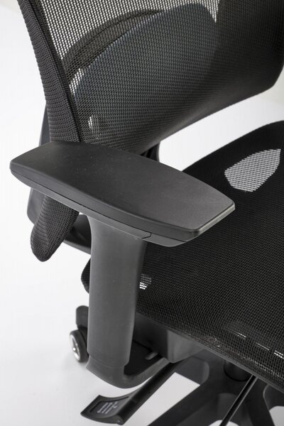 Kancelářská ergonomická židle GOLIAT — síť, černá
