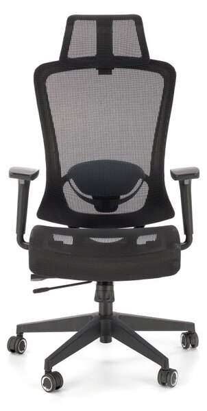 Kancelářská ergonomická židle GOLIAT — síť, černá