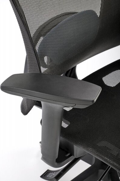 Kancelářská ergonomická židle GOLIAT — síť, černá