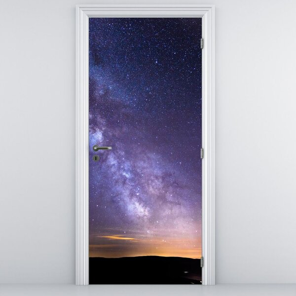 Fototapeta na dveře - Pohled do vesmíru (95x205cm)