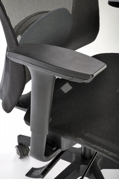 Kancelářská ergonomická židle GOLIAT — síť, černá