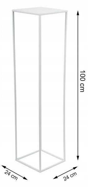 HowHomely kovový Držák Na Květináč 100 cm