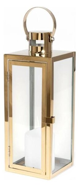 Dekorační lucerna TOWER 29 cm zlatá