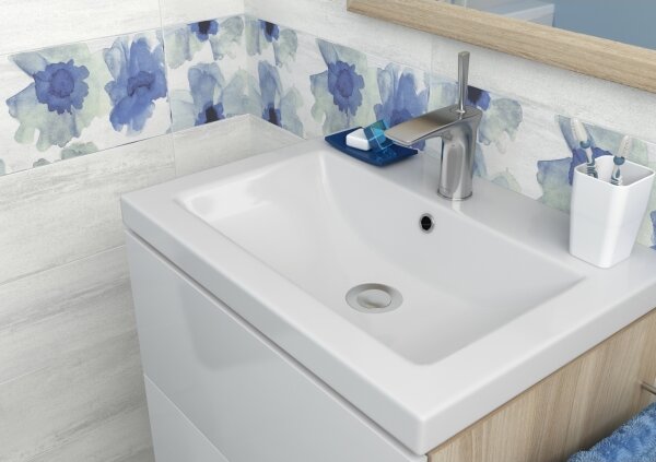 Cersanit K32-002-BOX - Umyvadlo na desku/závěsné COMO 40x50 cm keramika/blá
