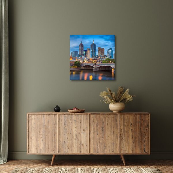 Obraz města Melbourne (30x30 cm)