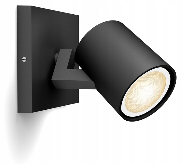 Bodové svítidlo Nástěnné LED Černé 4.2W CCT PHILIPS HUE + Stmívač