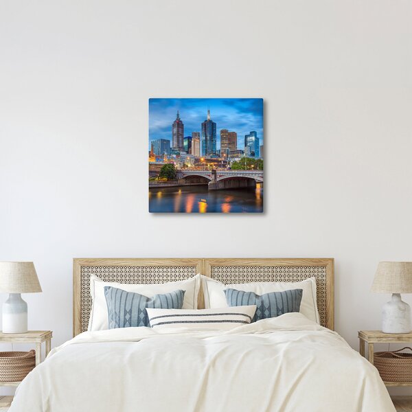 Obraz města Melbourne (30x30 cm)
