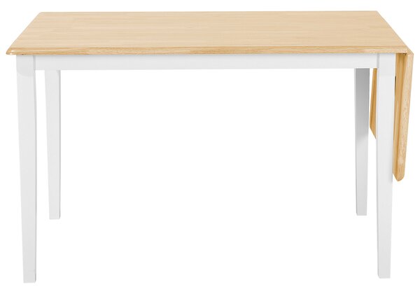 Rozkládací jídelní stůl LOUISIANA Světle hnědá 120/160 cm 75 cm Dřevo