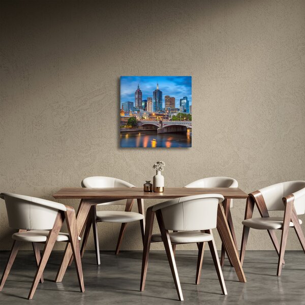 Obraz města Melbourne (30x30 cm)
