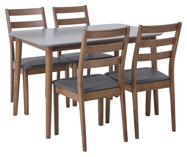 Souprava stůl 118 x 77 cm se čtyřmi židlemi MODESTO